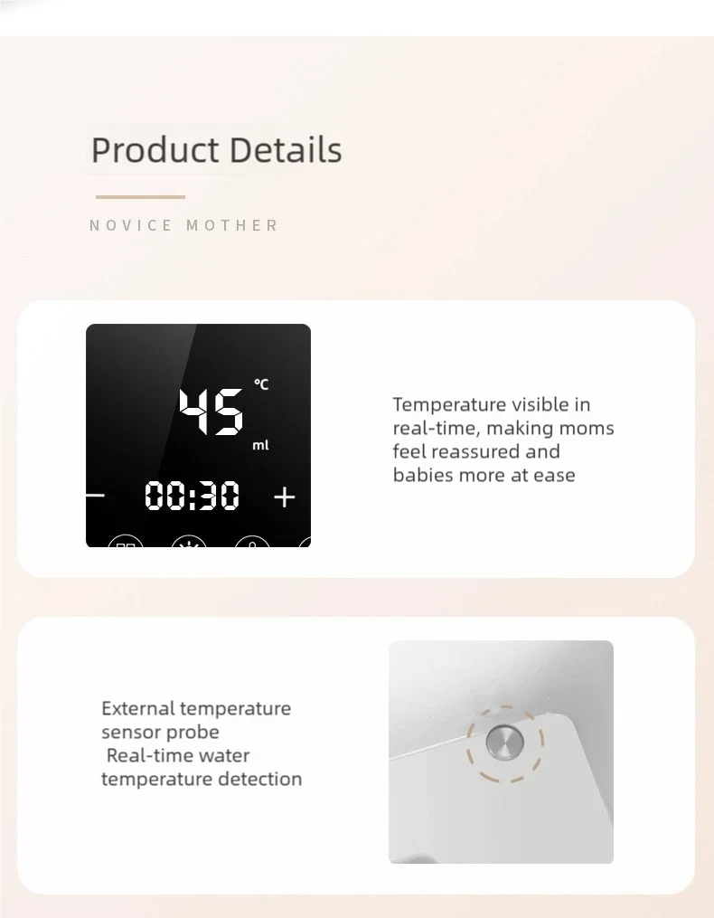 TINSOL Smart Milk Warmer Baby Bottle Thermos Multi-functional Quick Baby Products Breastmilk Warmer Bottle Sterilizer Magic Electronics S166fa62da274411a9d846a5852cb2a2ev_8095ea29-7f33-4f17-a21b-f2e59368d59e