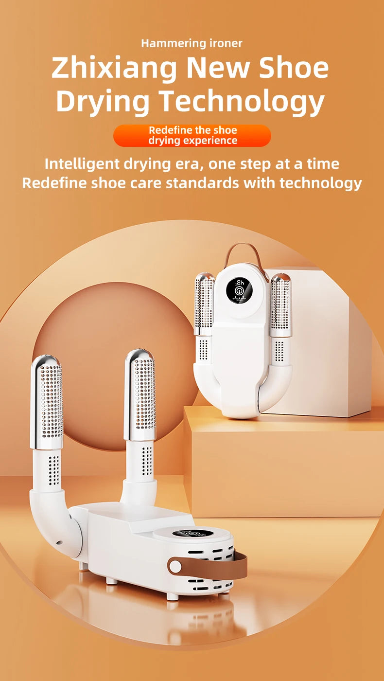 HOMEFISH Intelligent Shoe Dryer Quick Drying Deodorizing Sterilizing Adjustable Timer Household Shoe Warmer And Heater - Magic Electronics