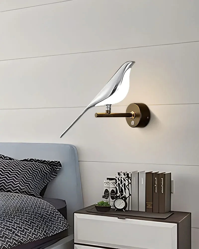 LED Gold Silver Magpie Bird Pendant Light Chandelier for Bedroom Living Room Indoor Hanging Lamp AC110v 220v Drop Shipping Magic Electronics S1750f8f815424b1bb1d09fc8fccfd9c6T