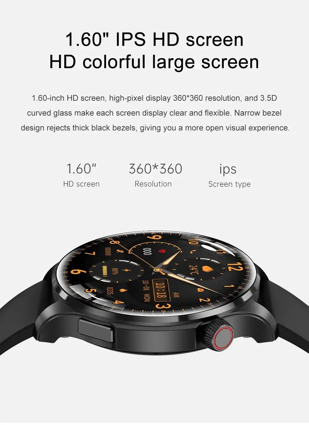 2026 New GPS SmartWatch BluetoothCall IP68 Waterproof AMOLED Screen Custom AOD Watch Face Sport Smartwatch Men Women Android iOS - Magic Electronics