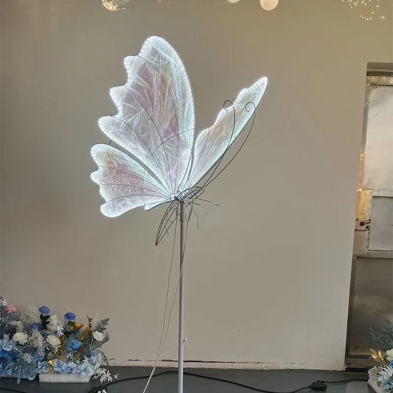 Butterfly Wedding Decor floor light with base LED Lace Ceiling Lamp Romantic Creative Lamps Road Load Walkway Party Stage Lights Magic Electronics S189fcddc88434ed691f3f6e690c6e6707