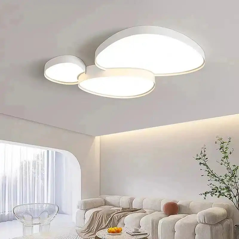 Modern Living Room LED Ceiling Lights Nordic Home Decor Indoor Bedroom Lamp Black White AC 90-260V Ceiling Chandeliers Lighting - Magic Electronics