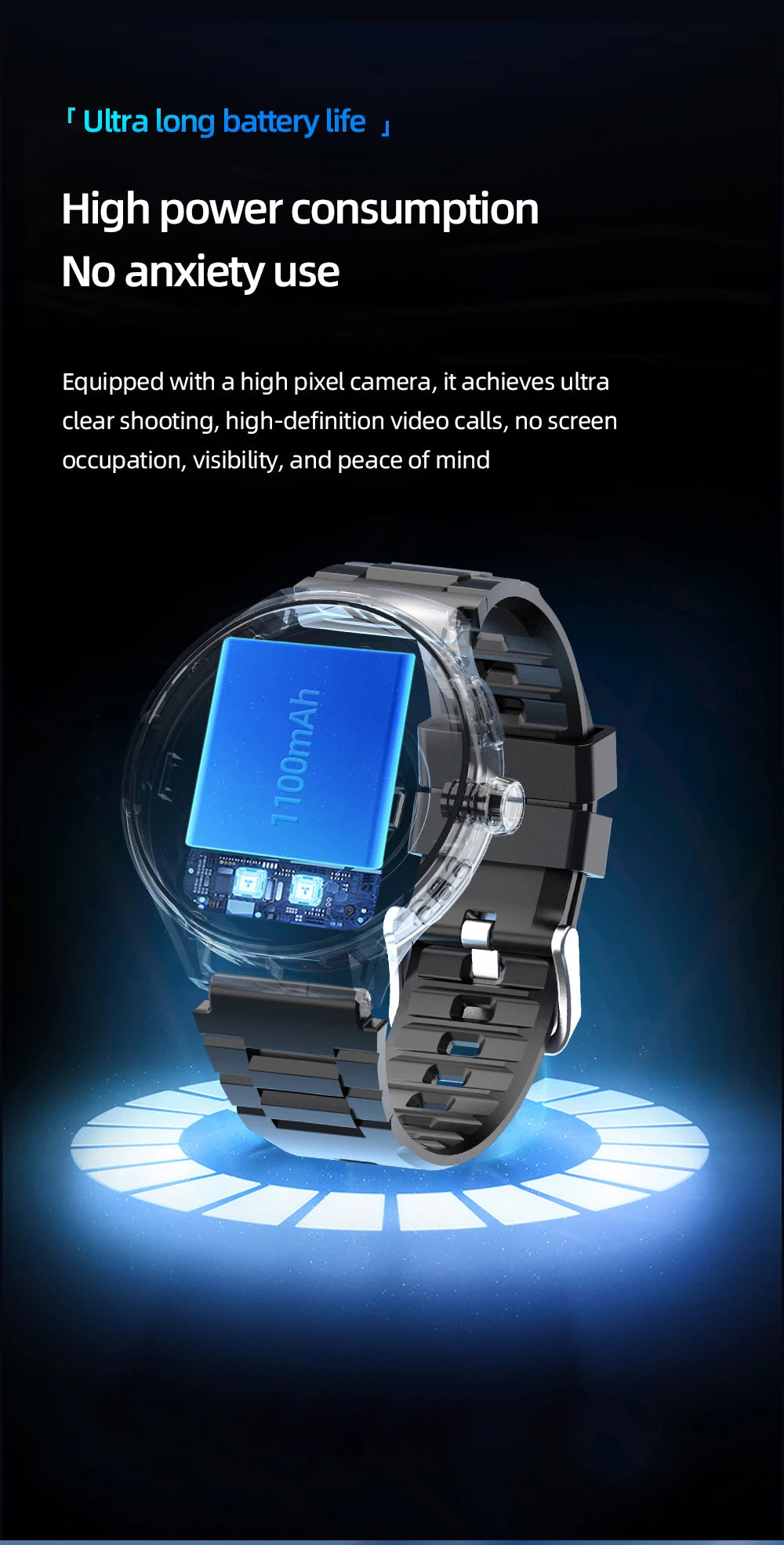 Original VP50 Smartwatch 4G/5G Sim Card Android 10.0 System 180° Pull out Camera GPS WIFI Play Game Compass NFC WIFI Smart Watch Magic Electronics S195b8773bdf3406fbb78840d238c0abbl