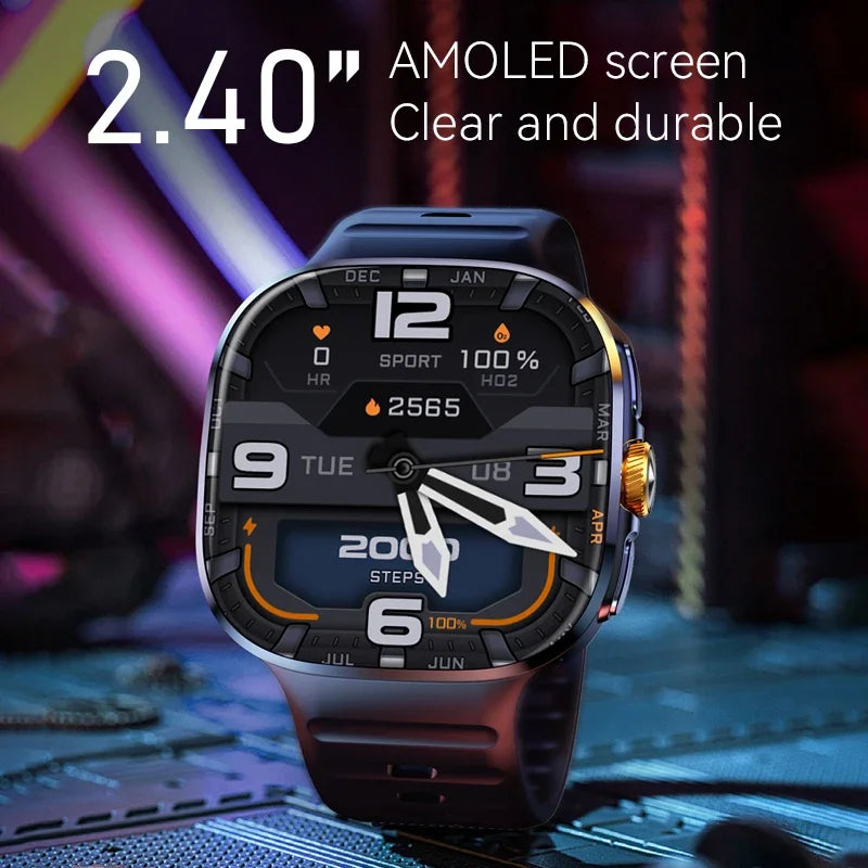 New M99 5G Cellular Version Smartwatch 2.4inch Amoled Larger Screen Android Smart Watch With Rotary Camera Sim Card Slot WIFI - Magic Electronics