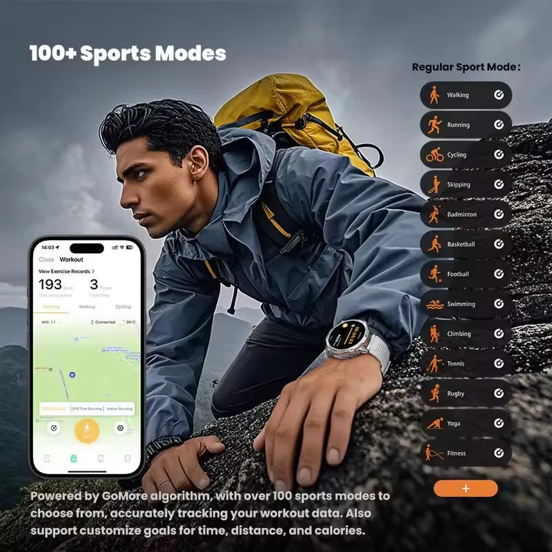 2025 Original TANK X3 Ultra 1000mAh Battery Smart Watch Men GPS Outdoor Sports Fitness Smartwatch 10ATM Waterproof Swim Watches Magic Electronics S196ec02d70d24f43807d2eeb3d918cb0H