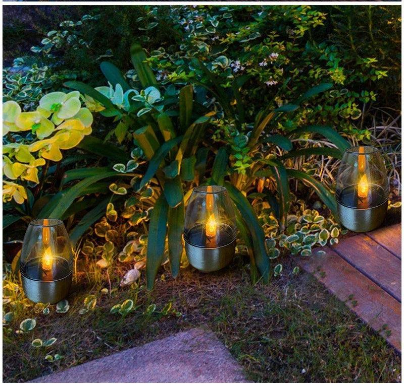 LED Solar Candles Light Flameless Rechargeable Night Light For Wedding Party Garden Decor Outdoor Waterproof Solar Candles Lamp Magic Electronics S1ce68606983f47bfb30bb33faa32b8bfZ