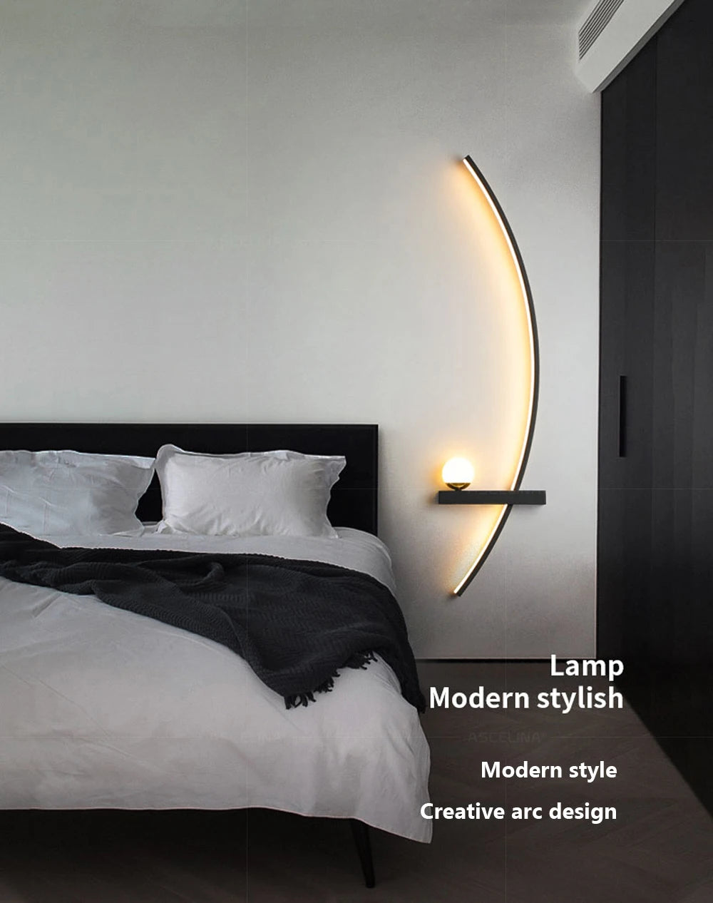 Smart LED Wall Lamp 55/105CM Remote Control Left Right Lighting Bedside Wall Sconces Bedroom Living Room Home Led Lights Lustre Magic Electronics S1d9adc12db72446eb46b9f6df2e5318cP
