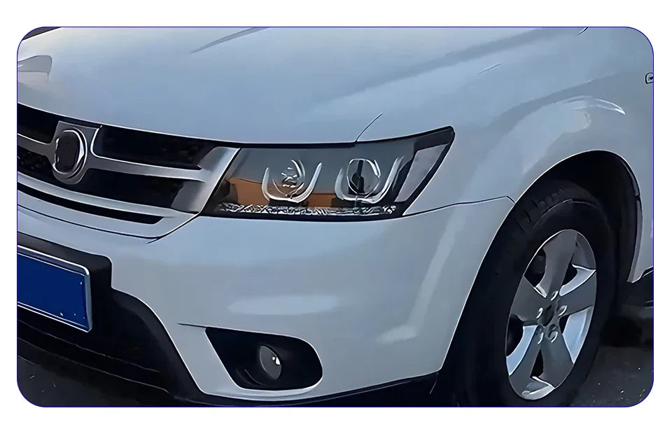 Auto Headlights Assembly For Fiat Freemont 2012-2014 Car Front Lamps Upgrade LED Double U Projector Lens Tool Accessories - Magic Electronics