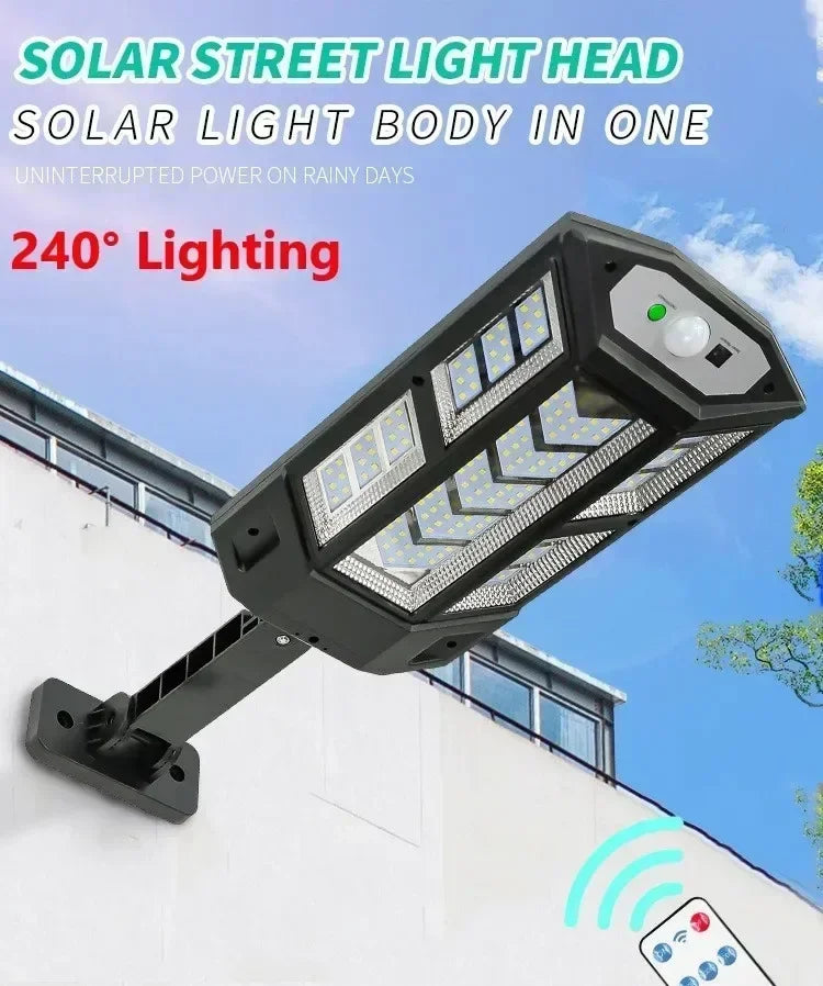 Newest Solar LED Light 300000LM Outdoor Solar Lamp Of Motion Sensor 4 Mode Waterproof IP65 Solar Garden Light Street Yard Lanter Magic Electronics S1e912a4baf2b47028645c65d2cb629ffb