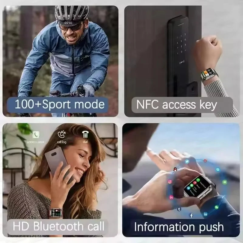 2026 New Upgrade AI Diagnostic Airbag Precise Blood Pressure Health SmartWatch Uric Acid ECG Blood lipids Smartwatch Men Women Magic Electronics S1ebf3211b38f40449413a1ae3b19500e8