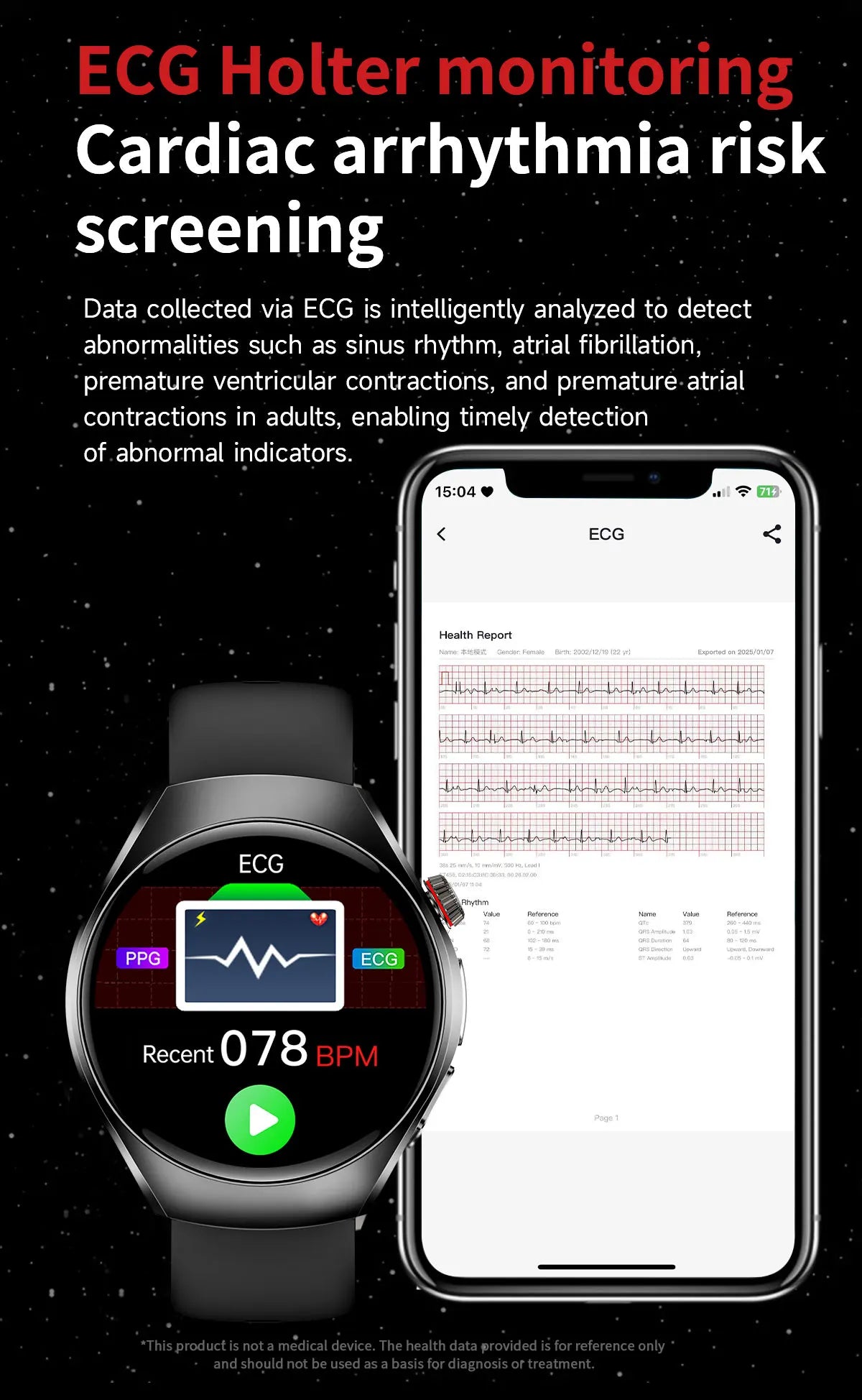 2026 New Accurate Body Health analysis Smart Watch Men ECG Blood lipids Uric acid Blood Pressure Body Fat Voice Call Smartwatch Magic Electronics S1ec23d85b98947b58b2ebd839b884a48T