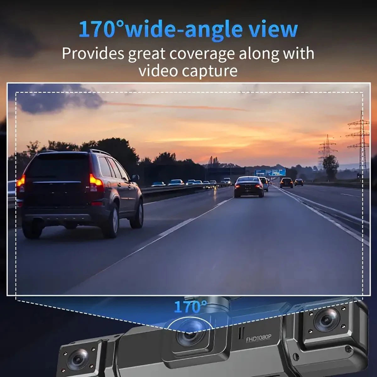 Dash Cam 4Channel 360° Car Camera Black Box 128G Front Left Right Rear View Car DVR Video Recorder G-Sensor 24H Parking Monitor Magic Electronics S1f5873917e7e4d4e9ac1905588717a07s
