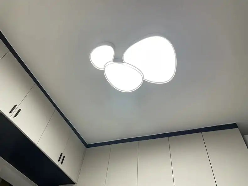 Modern Living Room LED Ceiling Lights Nordic Home Decor Indoor Bedroom Lamp Black White AC 90-260V Ceiling Chandeliers Lighting - Magic Electronics