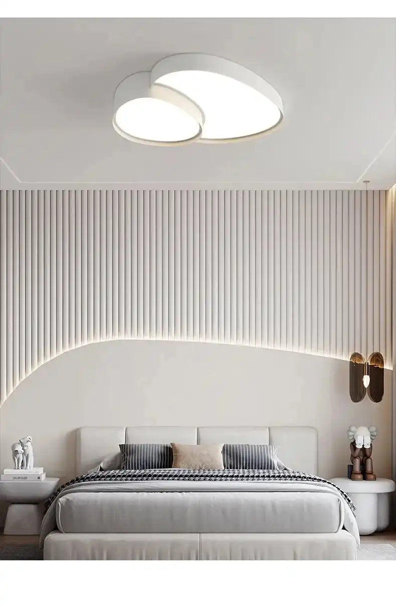 Modern Living Room LED Ceiling Lights Nordic Home Decor Indoor Bedroom Lamp Black White AC 90-260V Ceiling Chandeliers Lighting - Magic Electronics