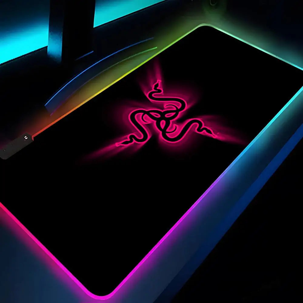 Razer Mouse Pad XXL RGB Gaming Mouse Pad HD Gamer Accessories Large LED Light MousePads PC Carpet With Backlit BLACK-10 Magic Electronics S22100ac8ee66439f87ef55e6cc280e2ex BLACK-10