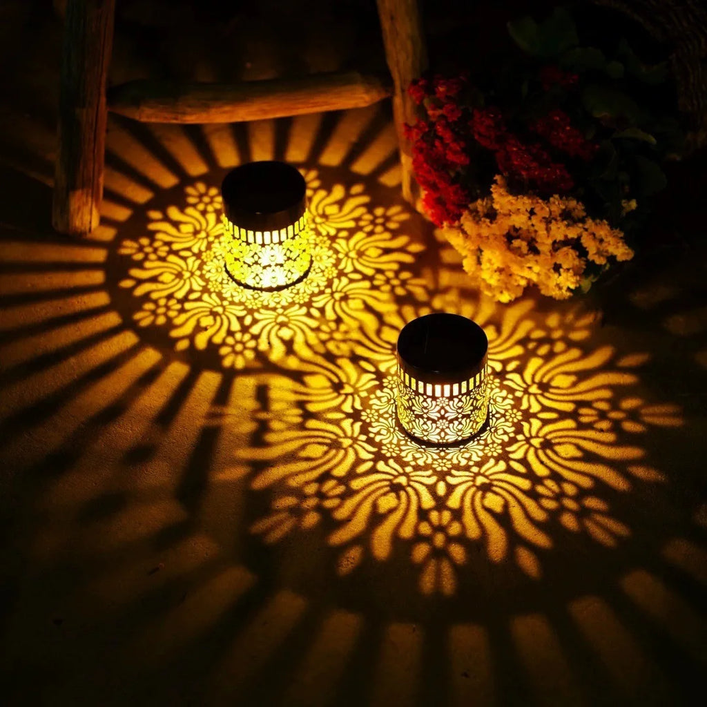 View details for Solar Outdoor Wall Light with Floodlight Hollow Design Waterproof Garden Patio Courtyard Decorative Lamp for Fence Villa Door Solar Outdoor Wall Light with Floodlight Hollow Design Waterproof Garden Patio Courtyard Decorative Lamp for Fen