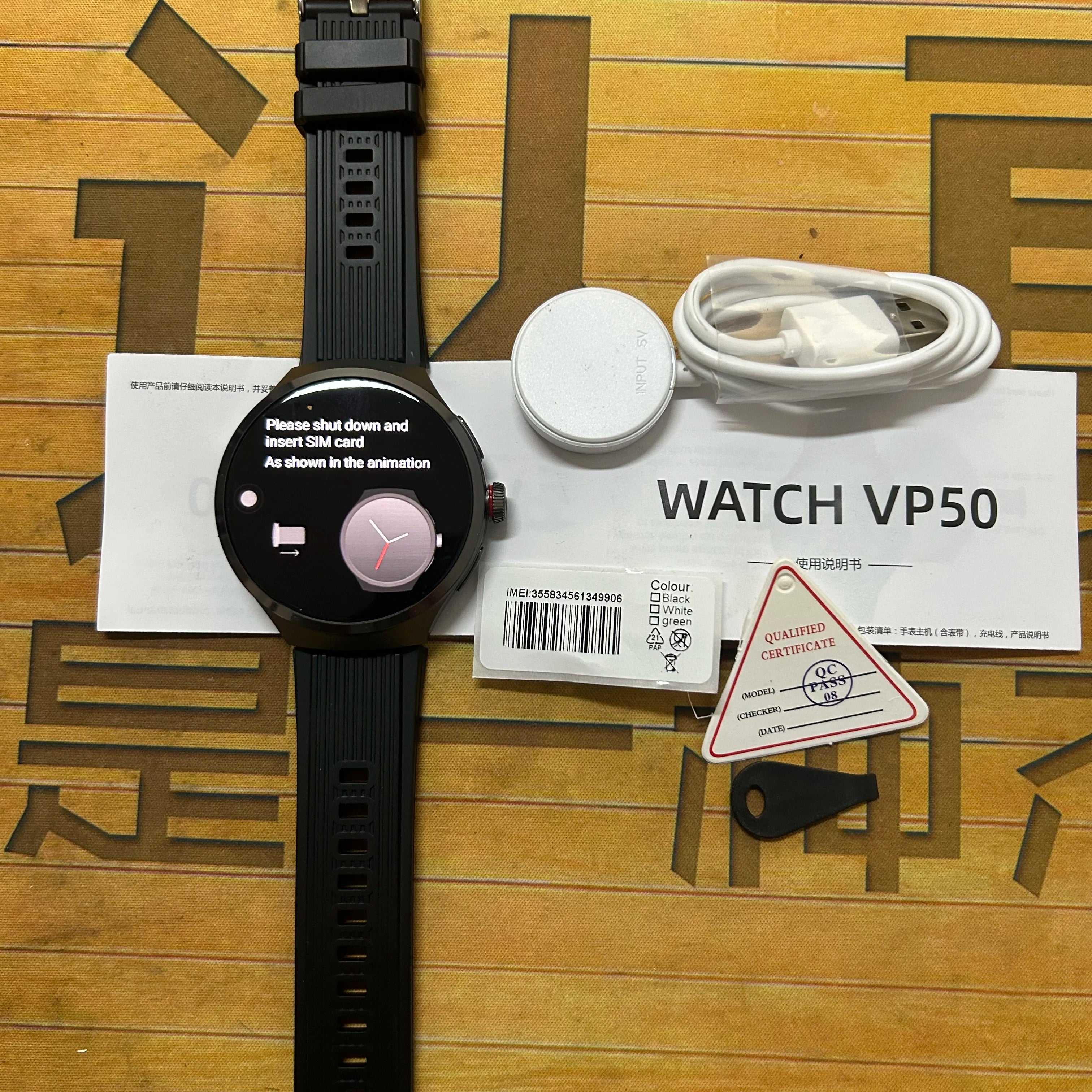 Original VP50 Smartwatch 4G/5G Sim Card Android 10.0 System 180° Pull out Camera GPS WIFI Play Game Compass NFC WIFI Smart Watch Magic Electronics S2363663c17bc4cf69f148f82d3205330k