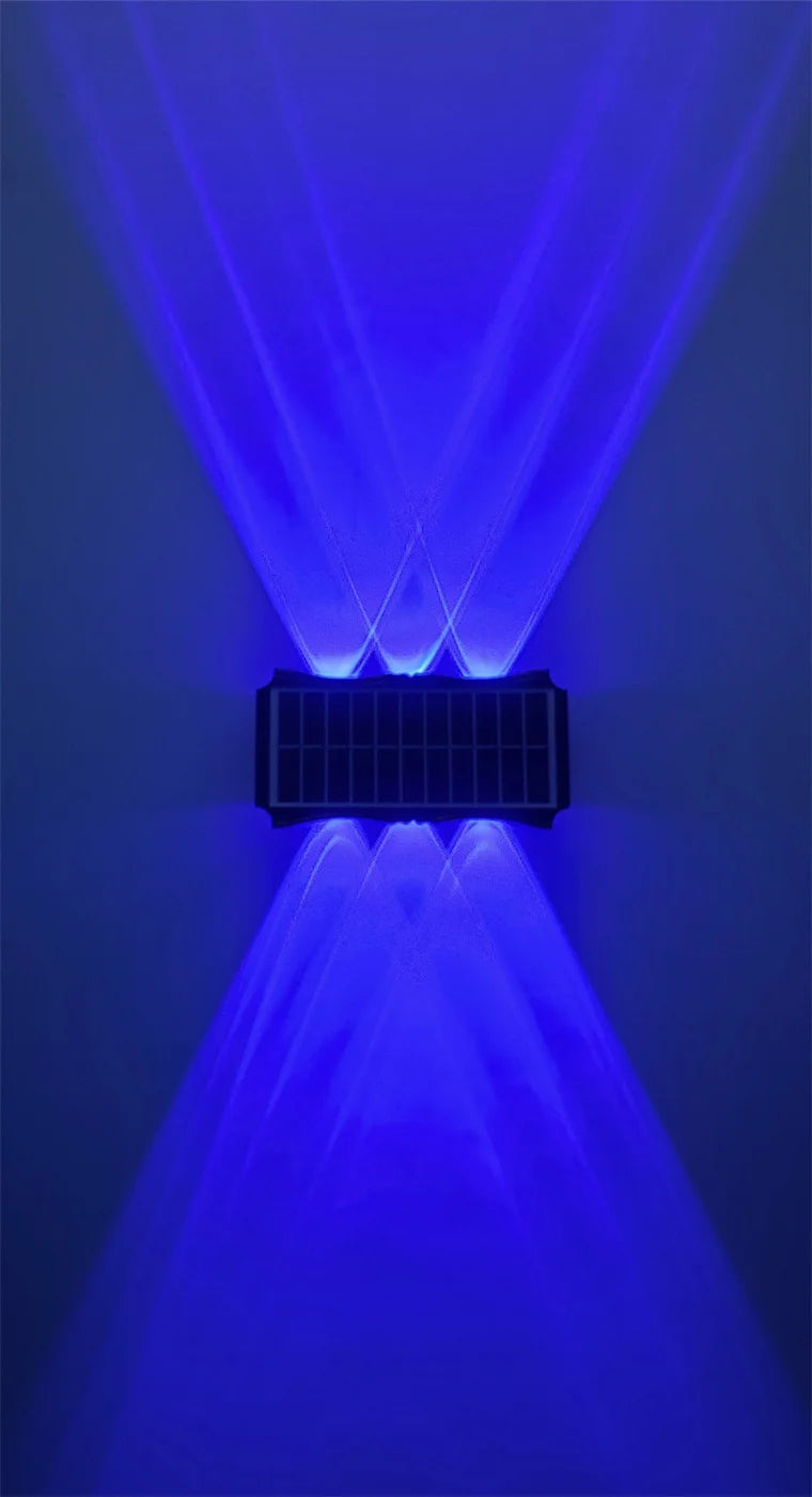 Solar LED Light Wall Lamp Outdoor Waterproof High Brightness Up And Down Luminous Lighting for Outdoor Garden Decoration - Magic Electronics