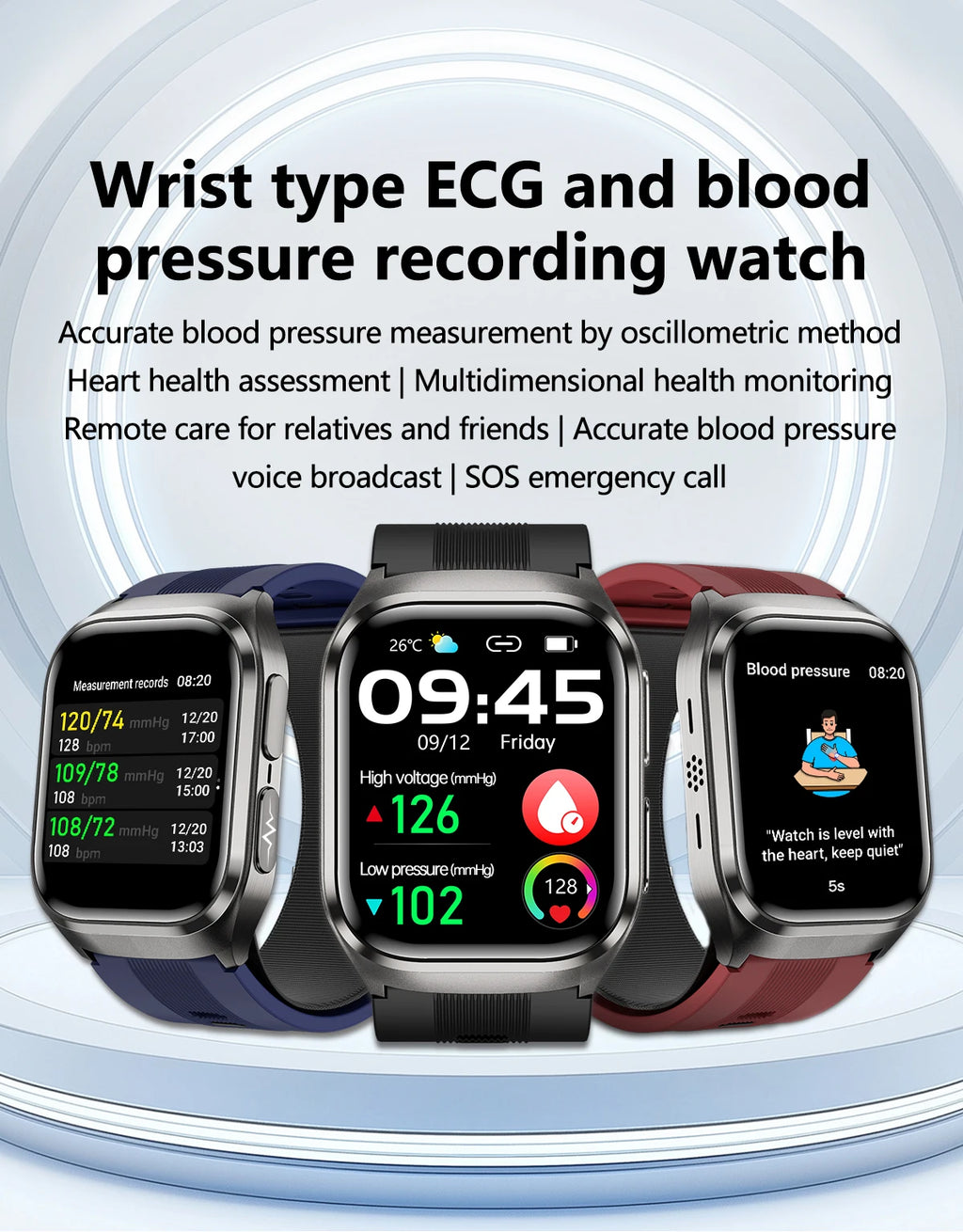 2026 New Upgrade AI Diagnostic Airbag Precise Blood Pressure Health SmartWatch Uric Acid ECG Blood lipids Smartwatch Men Women Magic Electronics S247881f566ac4a278fc25c657db0fa66M