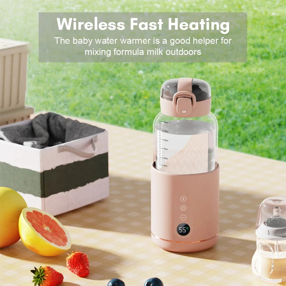 Portable Electric Baby Bottle Warmer USB Charge 300ML Outdoor Dissolve Formula Milk Instant Travel Portable Water Warmer Heater Magic Electronics S24eae7f220e94b5caeede55002c62a82V