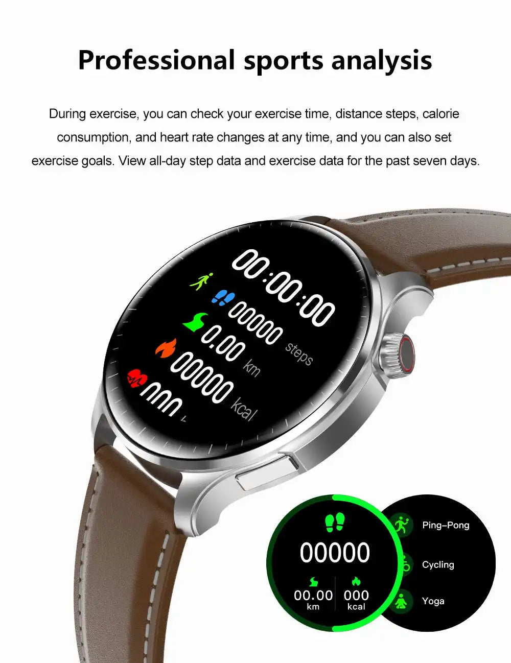 2026 New GPS SmartWatch BluetoothCall IP68 Waterproof AMOLED Screen Custom AOD Watch Face Sport Smartwatch Men Women Android iOS - Magic Electronics