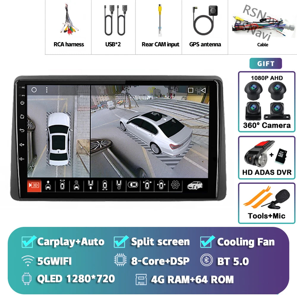 Android 15 Carplay Auto For Renault Duster HM 2 2020 - 2023 Arkana 1 I 2019 - 2023 Car Radio Navigation Video Player 2Din Stereo 4G-64G 360 DVR Magic Electronics S2506d5d4ffe8488facd4a82ee1fb602bK 4G-64G 360 DVR