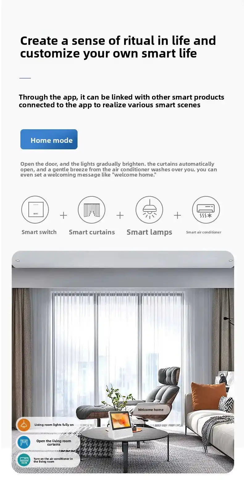 Zigbee Smart Switch Glass Panel Tuya Smart Home App Remote Control With Timer Function Voice Control Intelligent Button Switch - Magic Electronics