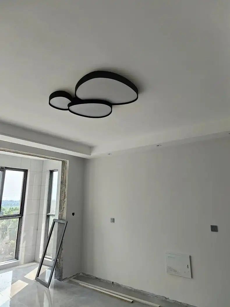 Modern Living Room LED Ceiling Lights Nordic Home Decor Indoor Bedroom Lamp Black White AC 90-260V Ceiling Chandeliers Lighting - Magic Electronics