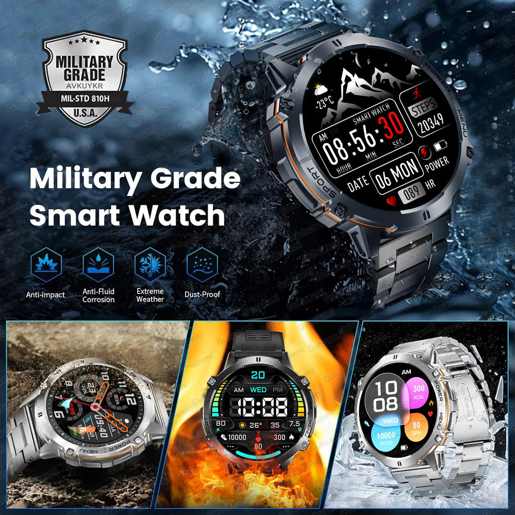 2025 Original TANK X3 Ultra 1000mAh Battery Smart Watch Men GPS Outdoor Sports Fitness Smartwatch 10ATM Waterproof Swim Watches Magic Electronics S2653f85531ff43c3909d043a39df48fd3