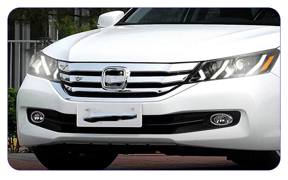 Car Headlight Assembly For Honda Accord 9th 2013-2015 Upgrade LED Lamborghini Style Projector Lens Car Tool Accessories - Magic Electronics