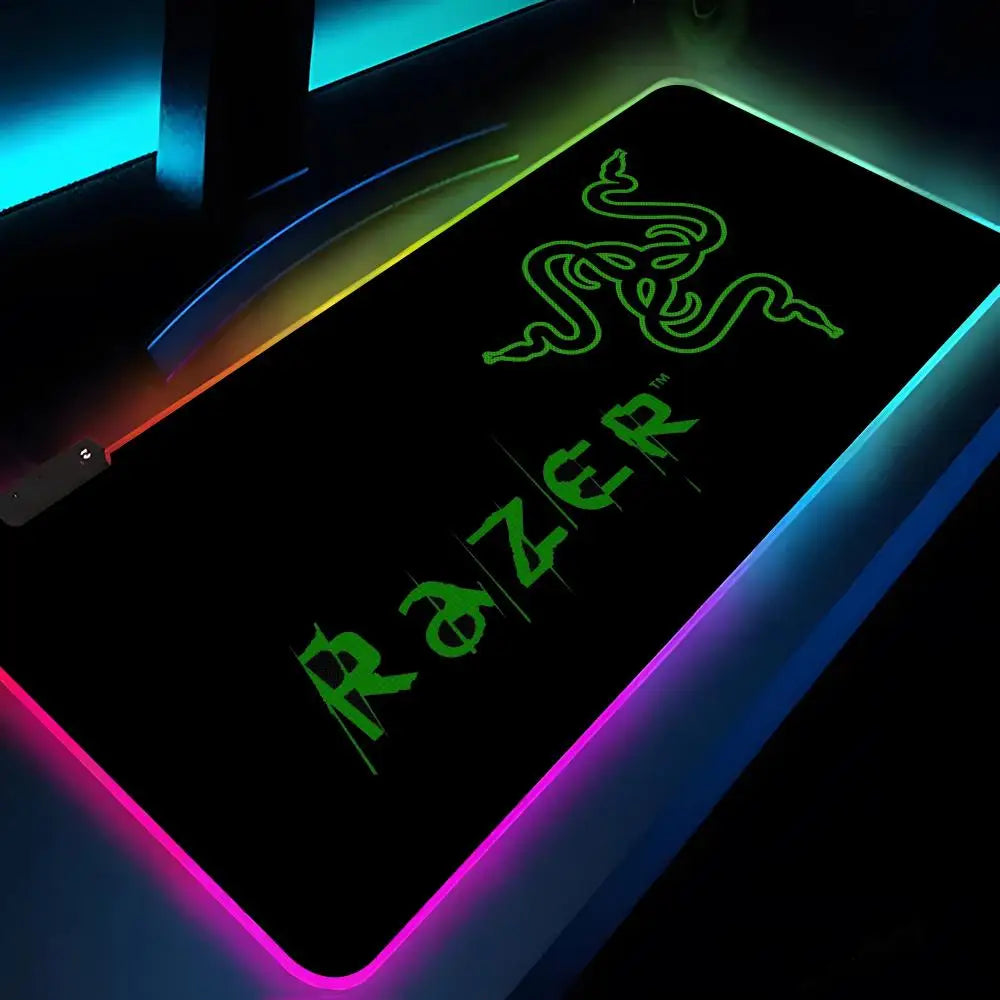 Razer Mouse Pad XXL RGB Gaming Mouse Pad HD Gamer Accessories Large LED Light MousePads PC Carpet With Backlit BLACK-5 Magic Electronics S27d6ca0da0bd4068aca7645223d37af71 BLACK-5