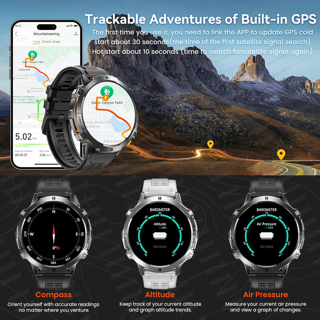 2025 Original TANK X3 Ultra 1000mAh Battery Smart Watch Men GPS Outdoor Sports Fitness Smartwatch 10ATM Waterproof Swim Watches Magic Electronics S28153af2d4d543cbb40957a5e2db5d66I