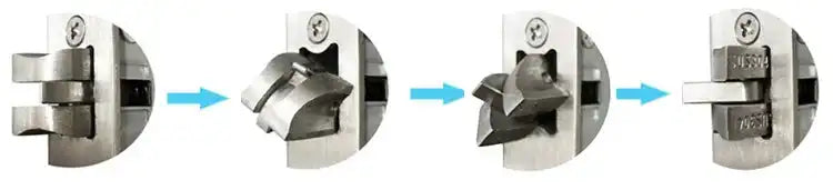 3D Face Recognition Unlock Digital Door Lock With Camera FIngerprint Password Unlock Keyless Electronic Door Lock - Magic Electronics