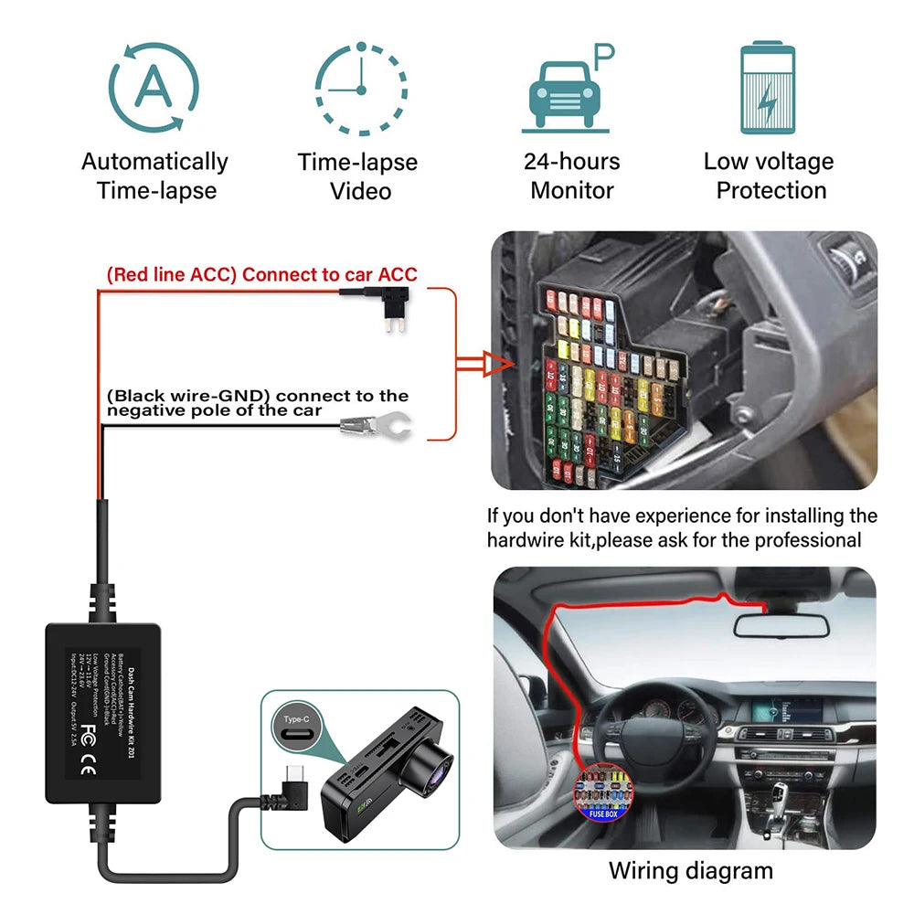 4 Channel Dash Cam 360° Car Video Recorder Black Box with Night Vision 24/7 Parking Monitor G-Sensor Loop Recording auto parts Magic Electronics S291f2201a9584d7fac7d750e28b61dc4o
