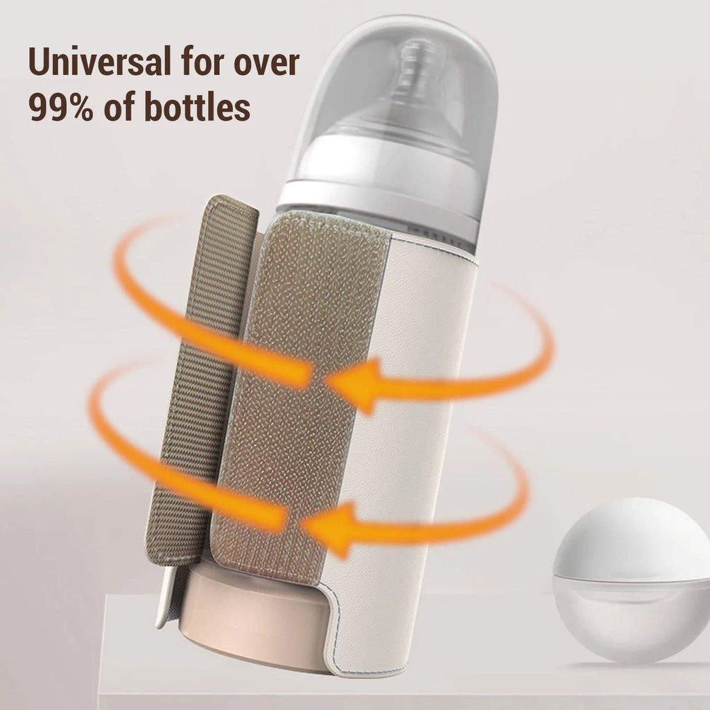 Cordless Baby Bottle Warmer Wrap Portable LED Display Fast Baby Milk Warmer Cover for Breastmilk Milk Warmer for Breastmilk Magic Electronics S2979fc5dcbb649c08a09cc028d27d460w