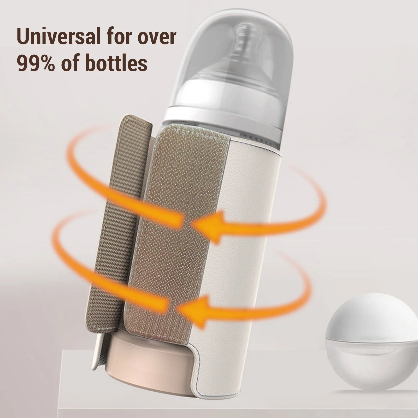 Cordless Baby Bottle Warmer Wrap Portable LED Display Fast Baby Milk Warmer Cover for Breastmilk Milk Warmer for Breastmilk Magic Electronics S2979fc5dcbb649c08a09cc028d27d460w