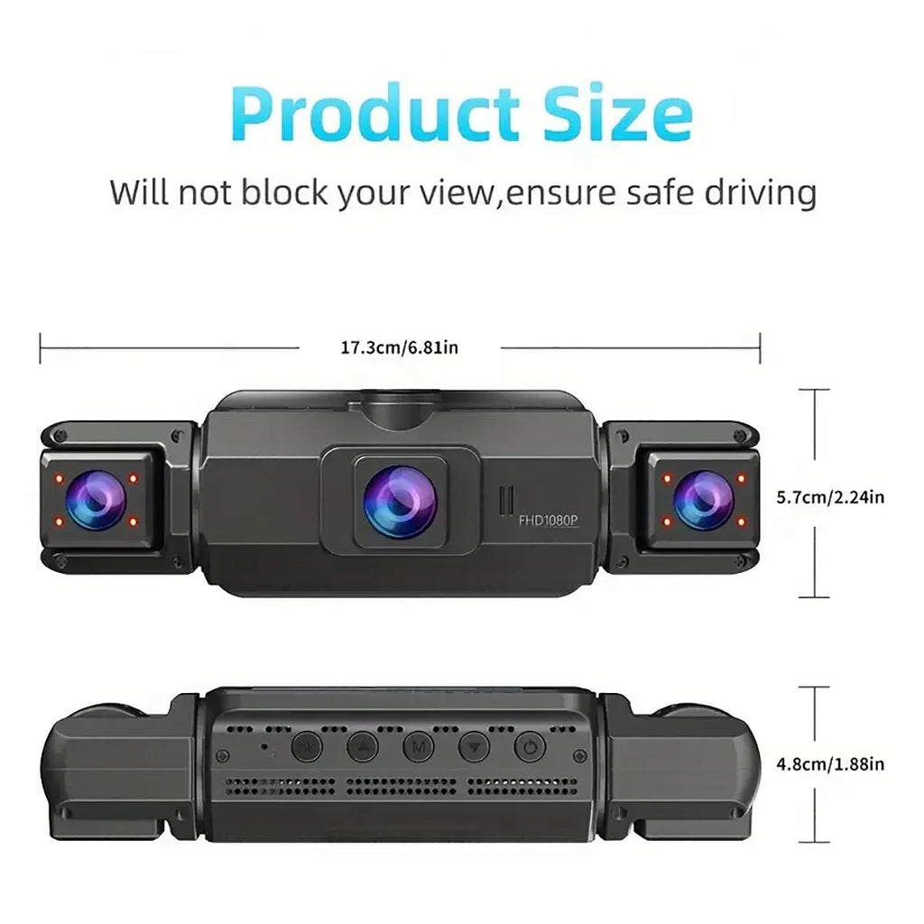 Dash Cam 4Channel 360° Car Camera Black Box 128G Front Left Right Rear View Car DVR Video Recorder G-Sensor 24H Parking Monitor Magic Electronics S2a8e9326a10744ab80039b6f2b7170b6Y