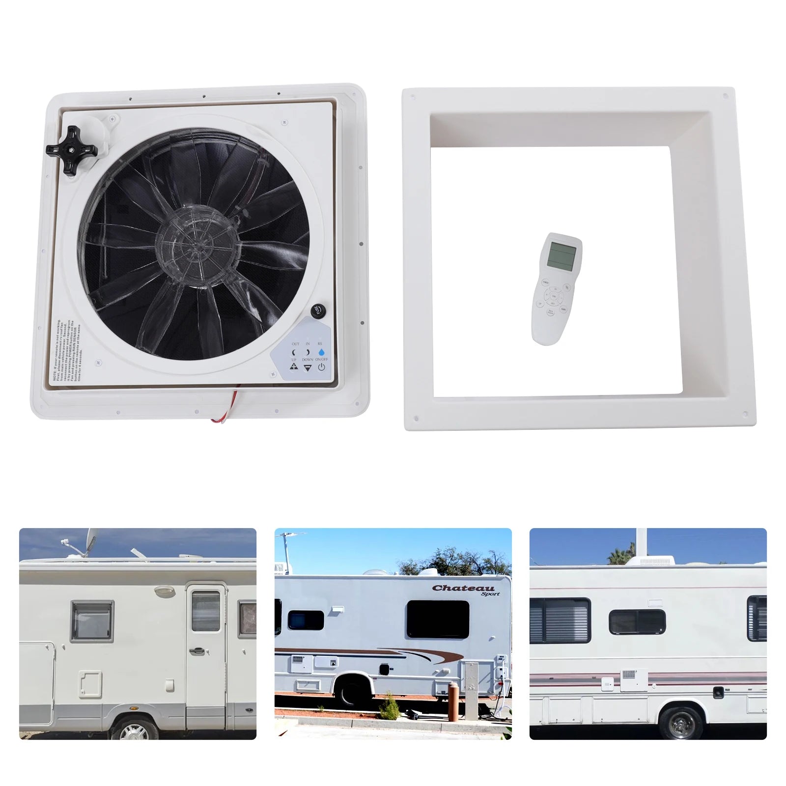 36cm/14.2" Air Ventilation For Motorhome Roof Fan Reversible Exhaust Fan Quiet Continuous Ventilation Rv With 12v Remote Magic Electronics S2ba2a44baf594fc3a02fcb4dca066889z