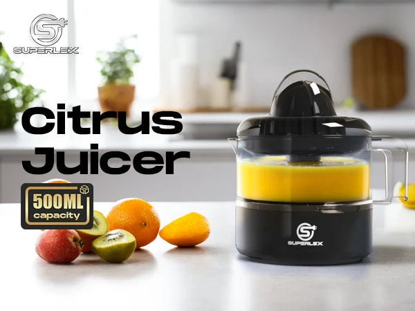 SUPERLEX Electric Citrus Juicer 500ML Large Capacity Electric Squeezer Higher Juice Yield Fruit Press Machine New For Household Magic Electronics S2c247260e9224644a42f4dd9868d0cc7G