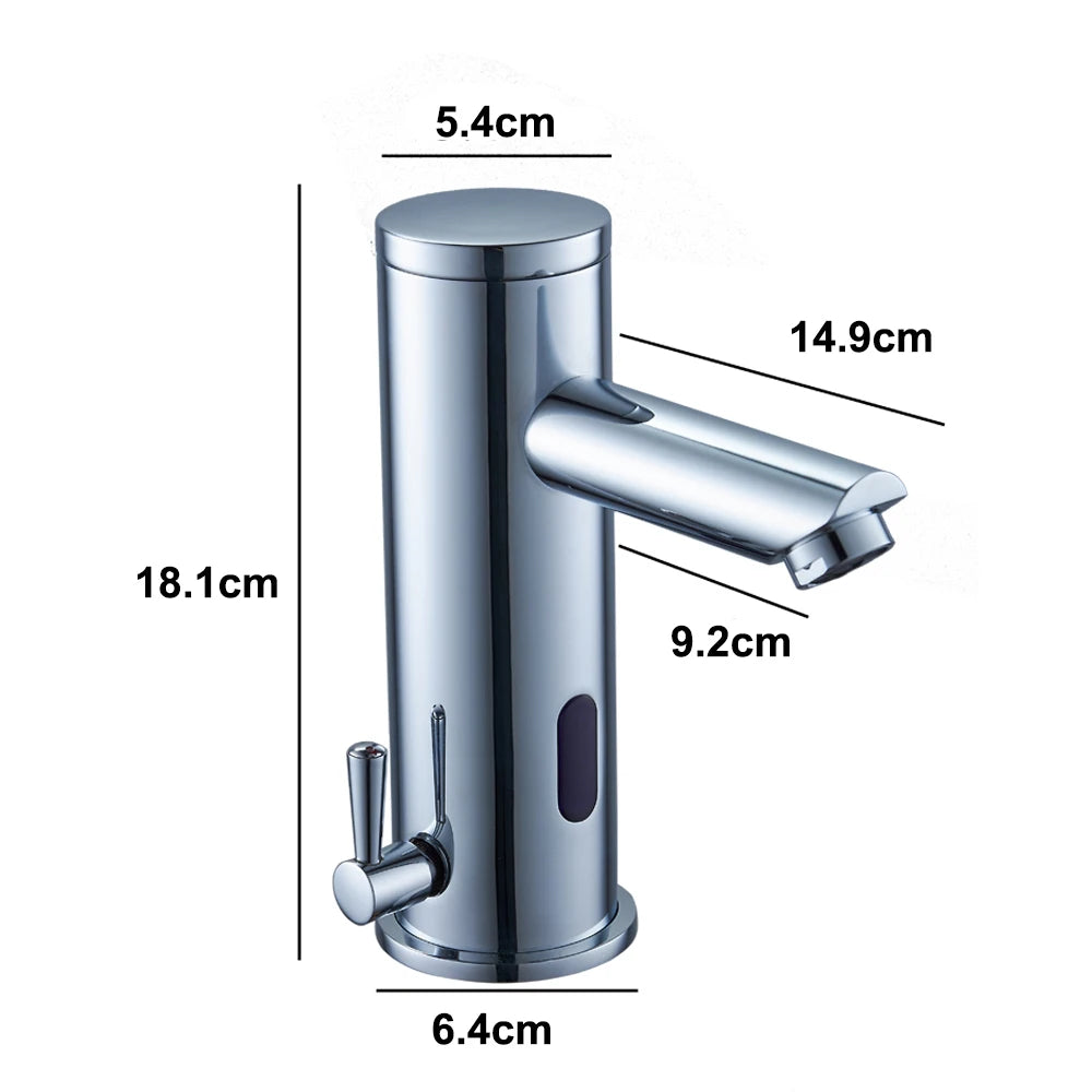 Infrared Bathroom Tap Bathroom Single Lever Faucets non-contact sink faucet Automatic Hand Basin Faucets Magic Electronics S2c6af3dd02a64f80a280289110c2bc7cU