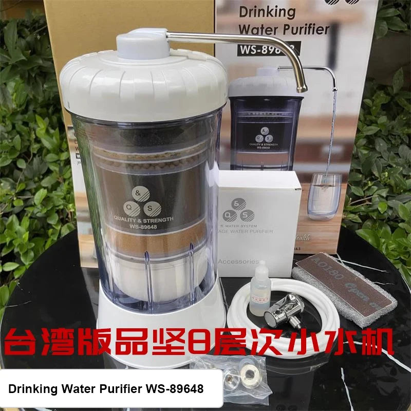 Household Countertop 8 Stage Filtration System Mineral Alkaline Water Ionizer Machine Tap Filter Drinking Water Purifier WS-89648 NEW Magic Electronics S2c8961d5458144238f9adcf61cbcbda8k WS-89648 NEW