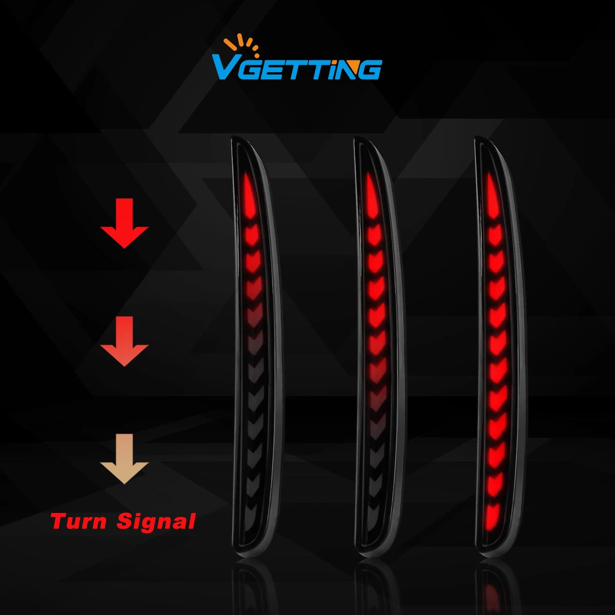 For Honda Civic Type-R Sl Hatchback 2016 2017 2018 2019 2020 LED Rear Bumper Reflector Lights Brake Dynamic Turn Signal Lamps Magic Electronics S2de1a9f387694467a20a071f4c00be90W