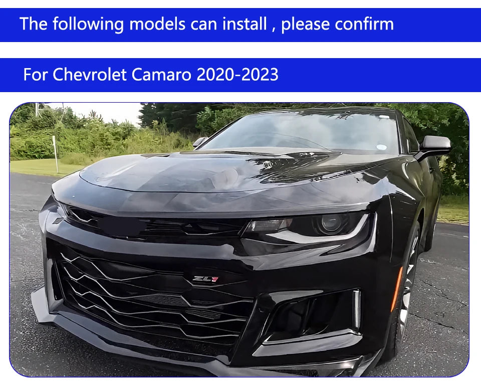 For Chevrolet Camaro 2020-2023 Car Front Lamps LED Auto Headlights Assembly Upgrade High Quality Projector Lens Tool Accessories - Magic Electronics