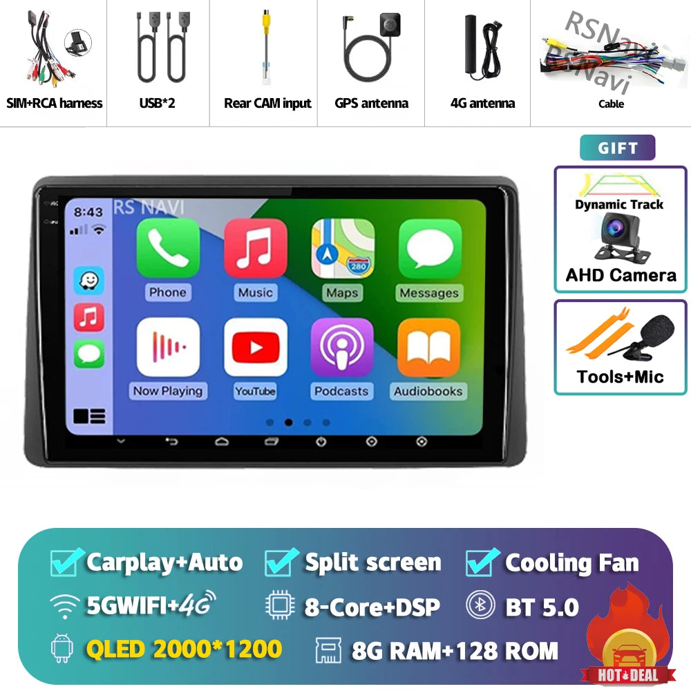 Android 15 Carplay Auto For Renault Duster HM 2 2020 - 2023 Arkana 1 I 2019 - 2023 Car Radio Navigation Video Player 2Din Stereo 2K 8G-128G CAM Magic Electronics S2fdfd1fc5e474f909db5207cddb859e7S 2K 8G-128G CAM