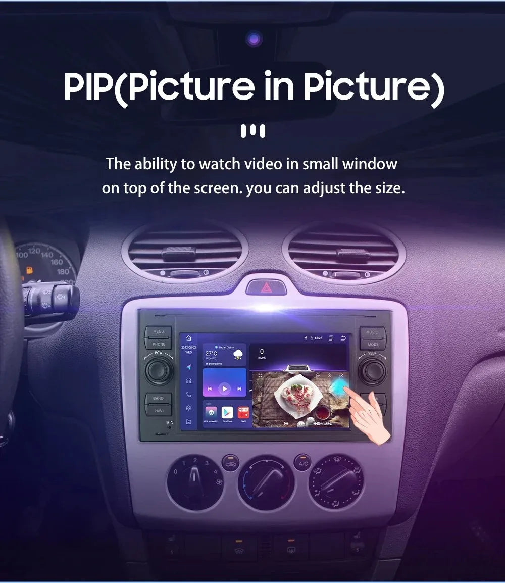 7' Car Radio with Wireless Carplay Android Auto Bluetooth FM for Ford Mondeo Fiesta S-max Focus Galaxy Transit Fusion Connect K Magic Electronics S2ffa0b7b15e240d1aa59602dd6138127k
