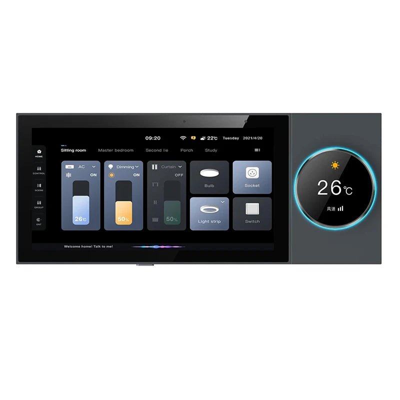 TUYA Smart Home Device Scene control panel Built-in ZIGBEE gateway Bluetooths Audio wall Amplifiers WIFI Background music system - Magic Electronics