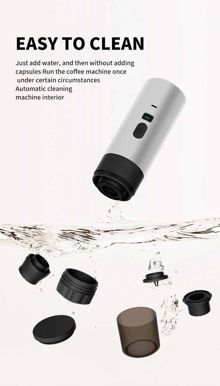 Portable Wireless Charging Coffee Machine 15BAR Multi-function 3 in 1 Fully Automatic Heating Overflow Capsule Coffee Machine Magic Electronics S3118f88de29948caa69f6ae6d92bb01fa