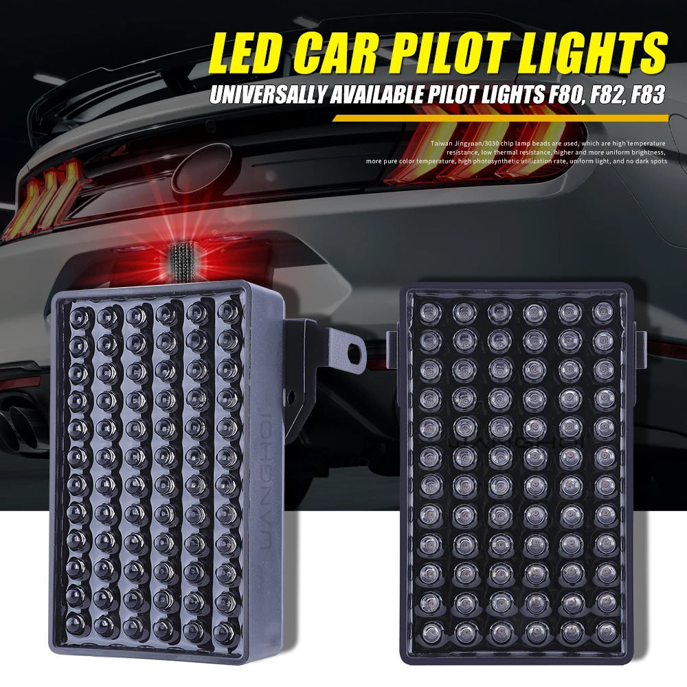 F1 Brake Light Rear Automotive Tail 3rd Stop Lamp Red Formula 1 Rear Fog Light with Flashing Warning Signal for SUV Motorcycle - Magic Electronics