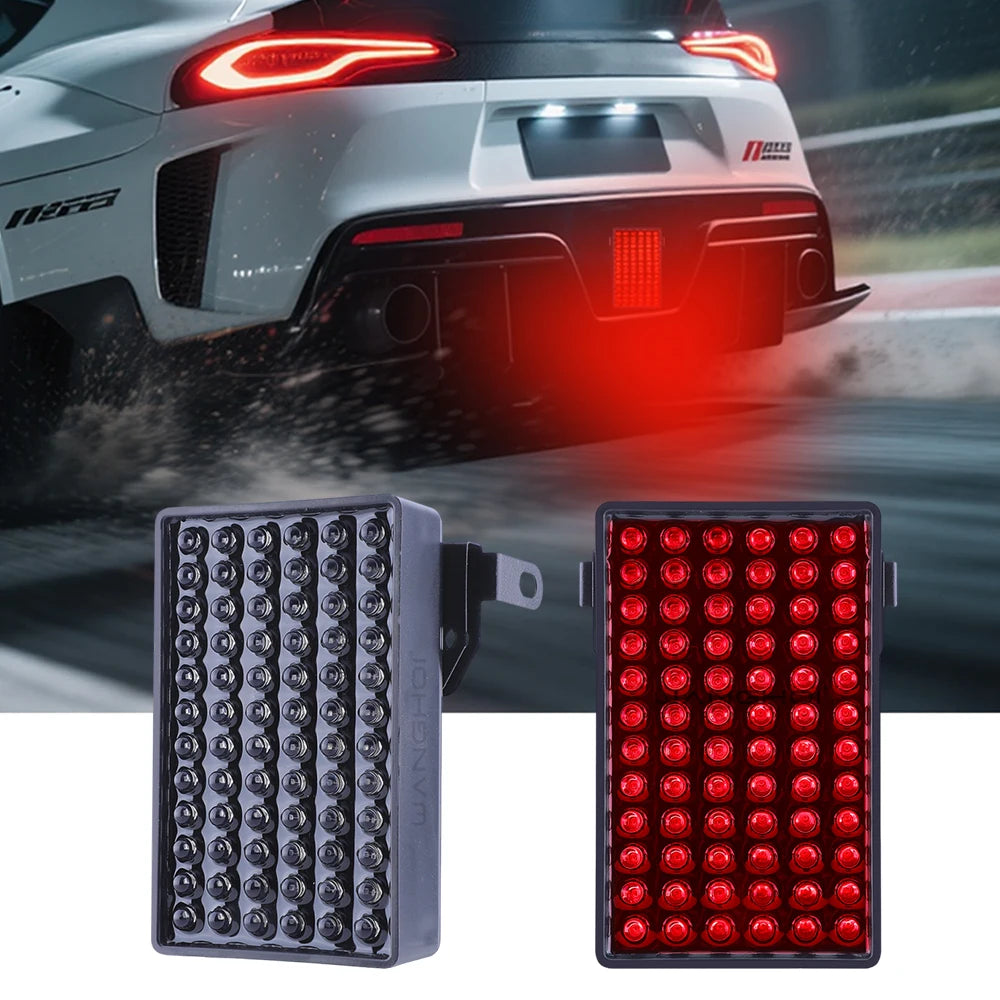 F1 Brake Light Rear Automotive Tail 3rd Stop Lamp Red Formula 1 Rear Fog Light with Flashing Warning Signal for SUV Motorcycle - Magic Electronics