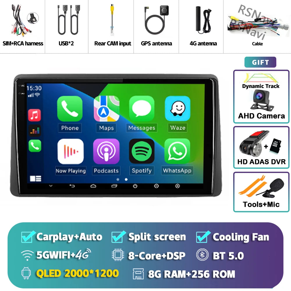 Android 15 Carplay Auto For Renault Duster HM 2 2020 - 2023 Arkana 1 I 2019 - 2023 Car Radio Navigation Video Player 2Din Stereo 2K 8G-256G CAM DVR Magic Electronics S322cda9289eb4f5ead49e5ab7b524c16P 2K 8G-256G CAM DVR